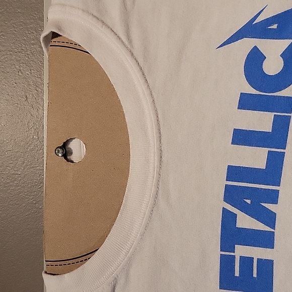 Authentic original Metallica 2 X tag was removed by original owner One sided - Picture 3 of 6